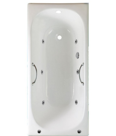 Ванна Timo Standard 3V 170x75 (с ручками) с гидромассажем