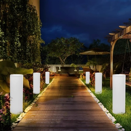 Светильник Цилиндр 16х24 питание от 220, RGB