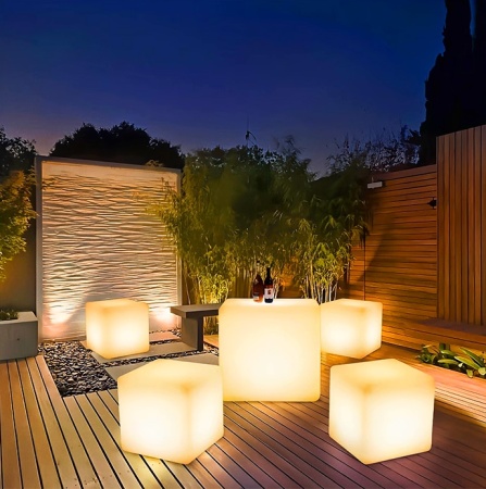 Светильник Куб 25 питание от сети 220В, RGB