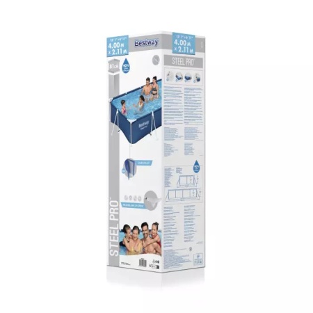 Bestway 56405 BW Каркасный бассейн Steel Pro 400х211х81см, 5700л